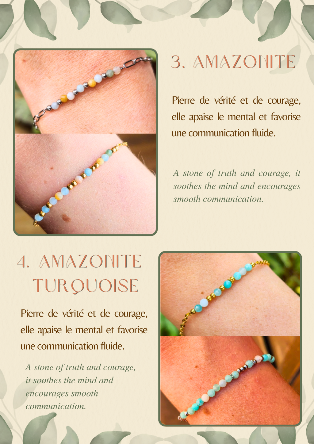 Bracelets personnalisables en morse