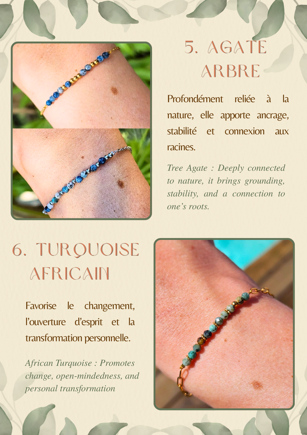 Bracelets personnalisables en morse
