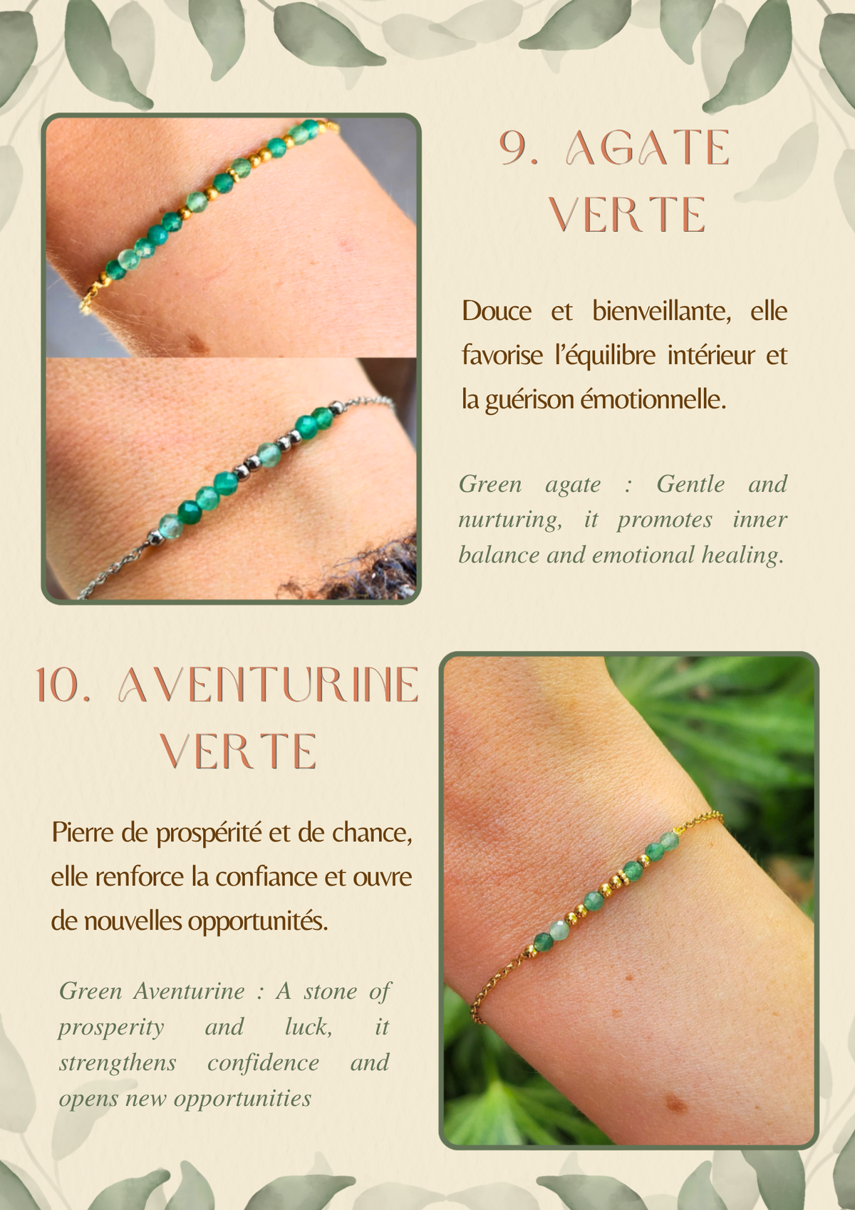 Bracelets personnalisables en morse