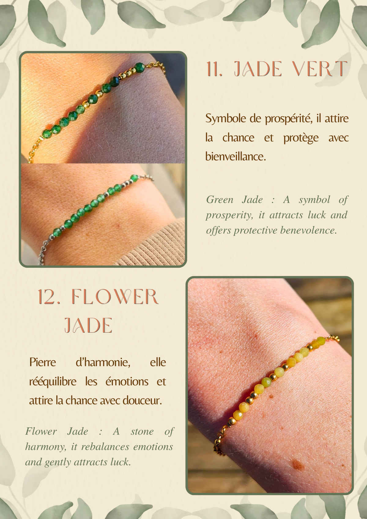 Bracelets personnalisables en morse