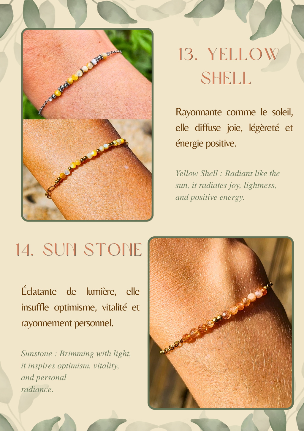 Bracelets personnalisables en morse