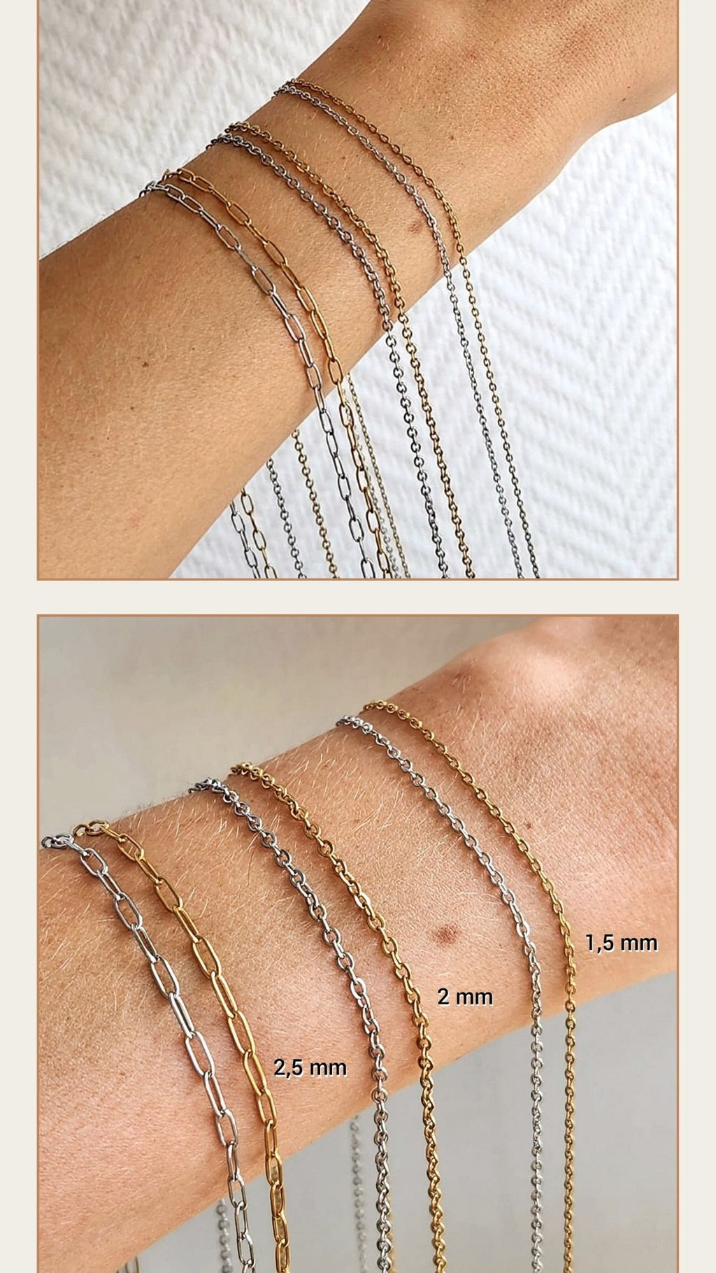Bracelets personnalisables en morse