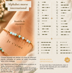 Bracelet personnalisé en Morse – Les Murmures